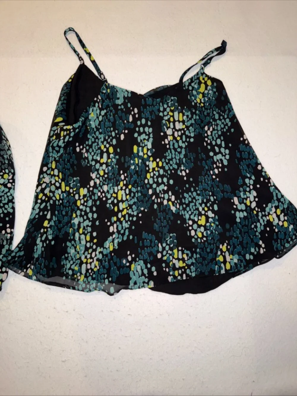Torrid Women’s Matching Tank & Short Set Multicolor Sleeveless Top Lined Strappy
